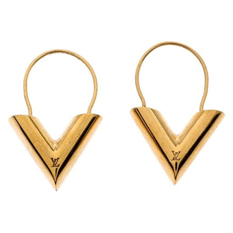 louis vuitton v oorbellen zilver|Earrings Collection for Jewelry .